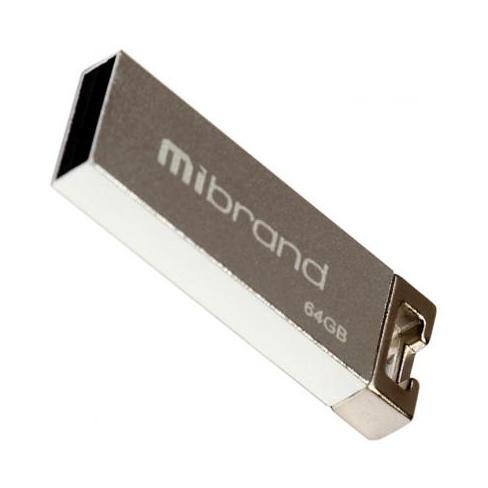 USB флеш-накопитель Mibrand 64GB Сhameleon Silver 2.0 MI2.0/CH64U6S, фото №1
