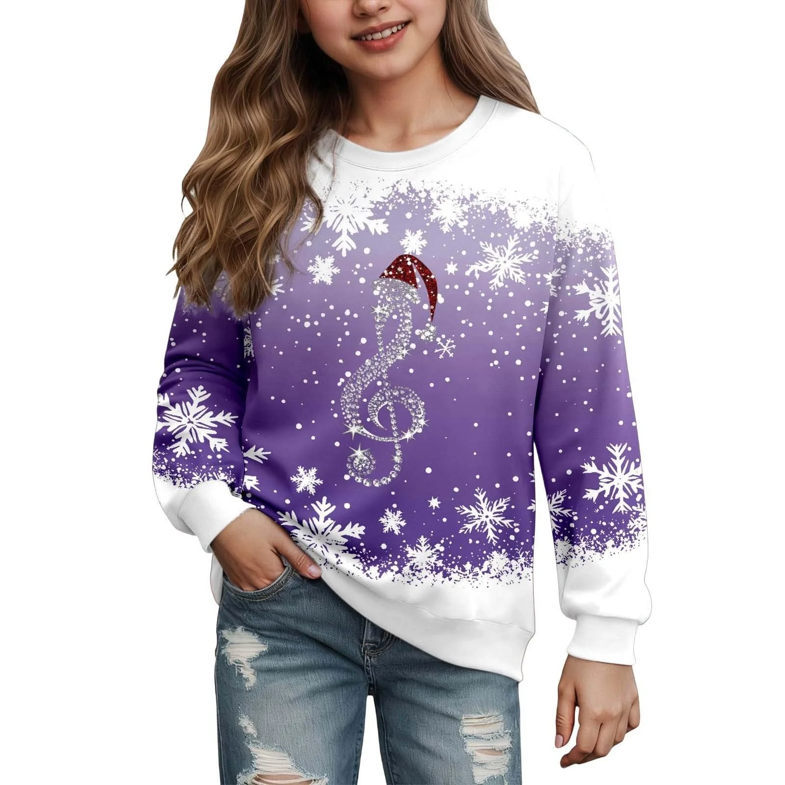 Світшот дитячий для дівчинки Повсякденний, фото №1