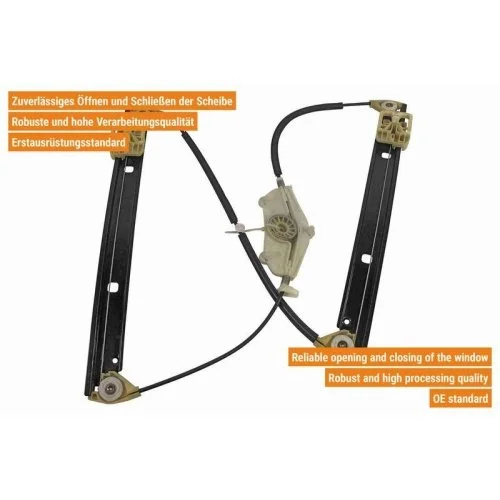 Склопідйомник VAICO V10-2233 Original VAICO Quality для AUDI SEAT SKODA VW VAG, фото №2