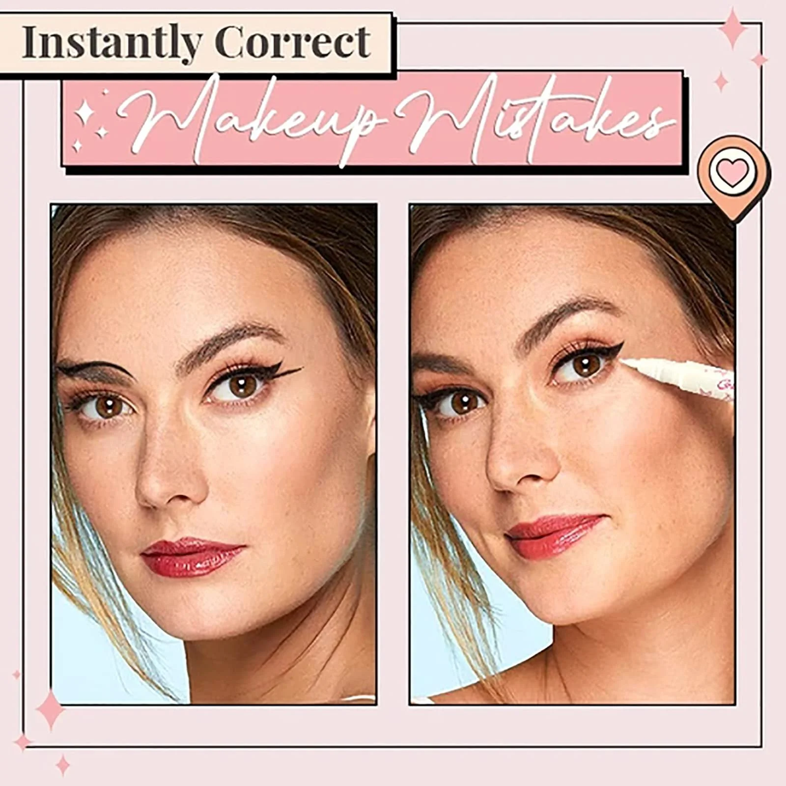 Корректор для макияжа Бровей, Губ Makeup Master Instant Of Eyeliner 1.3 мл (Белый, One Size), фото №6