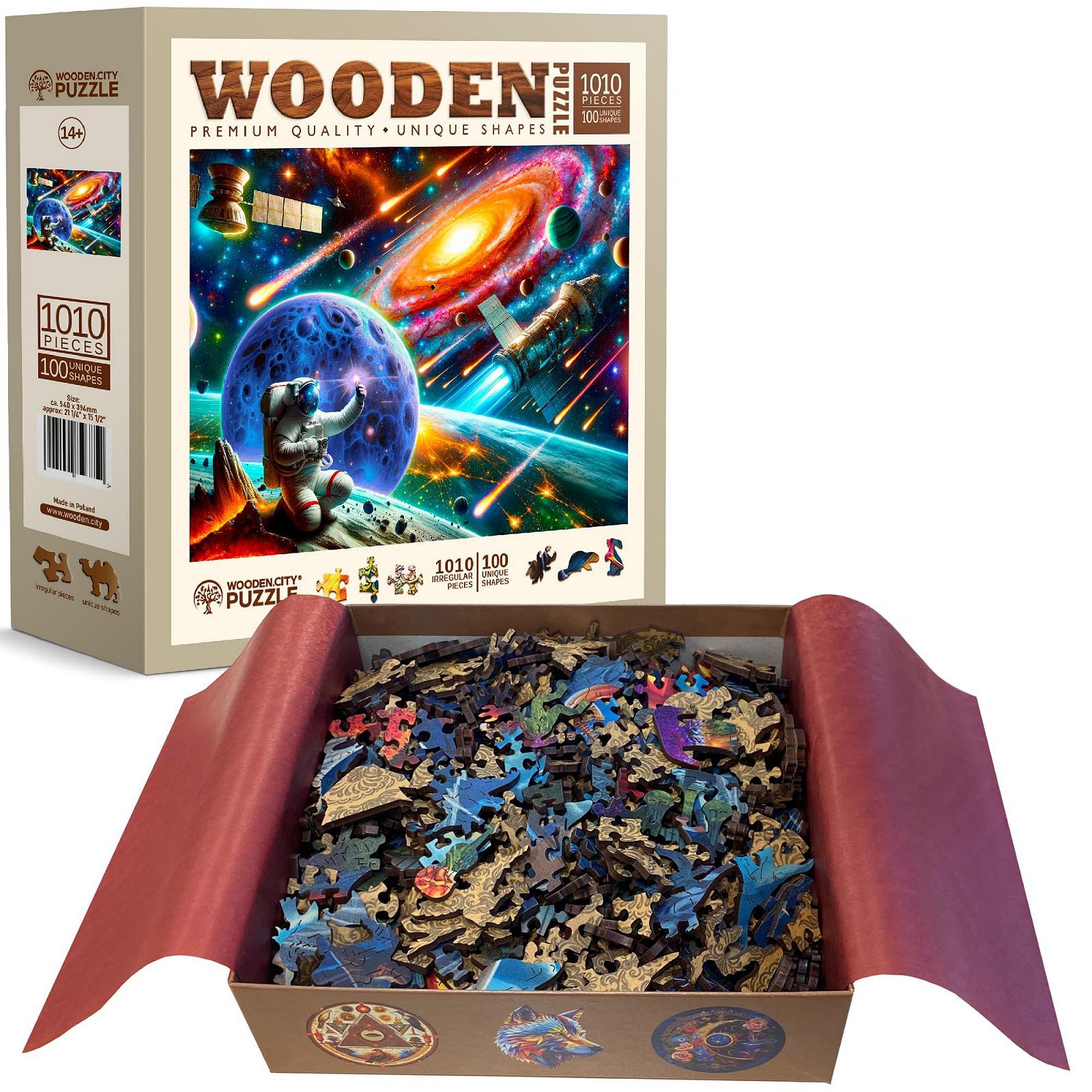 Дерев'яний пазл WOODEN.CITY Cosmic Exploration 1000 елементів 54,0 x 39,4 см, фото №3 Дерев'яний пазл WOODEN.CITY Cosmic Exploration 1000 елементів 54,0 x 39,4 см, фото №3