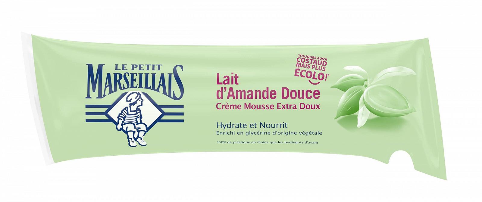 Гель для душу Le Petit Marseillais Berlingot Soap з мигдальним молочком, 250 мл, фото №1