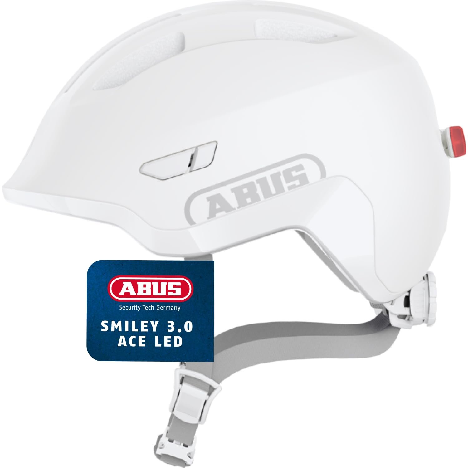 Шолом ABUS Smiley 3.0 ACE LED - Велосипедний шолом з підсвічуванням, фото №1