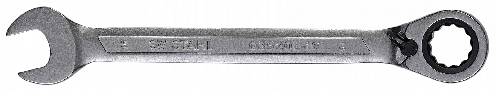 Комбінований тріскачковий ключ SW-STAHL 03520L-16 16 мм реверсивний, фото №1