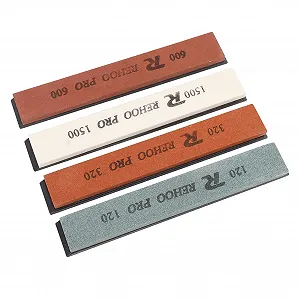 Набір точильних каменів Білий корунд 4 шт. 120/320/600/1500 грит 9,5 унцій - Фото 1