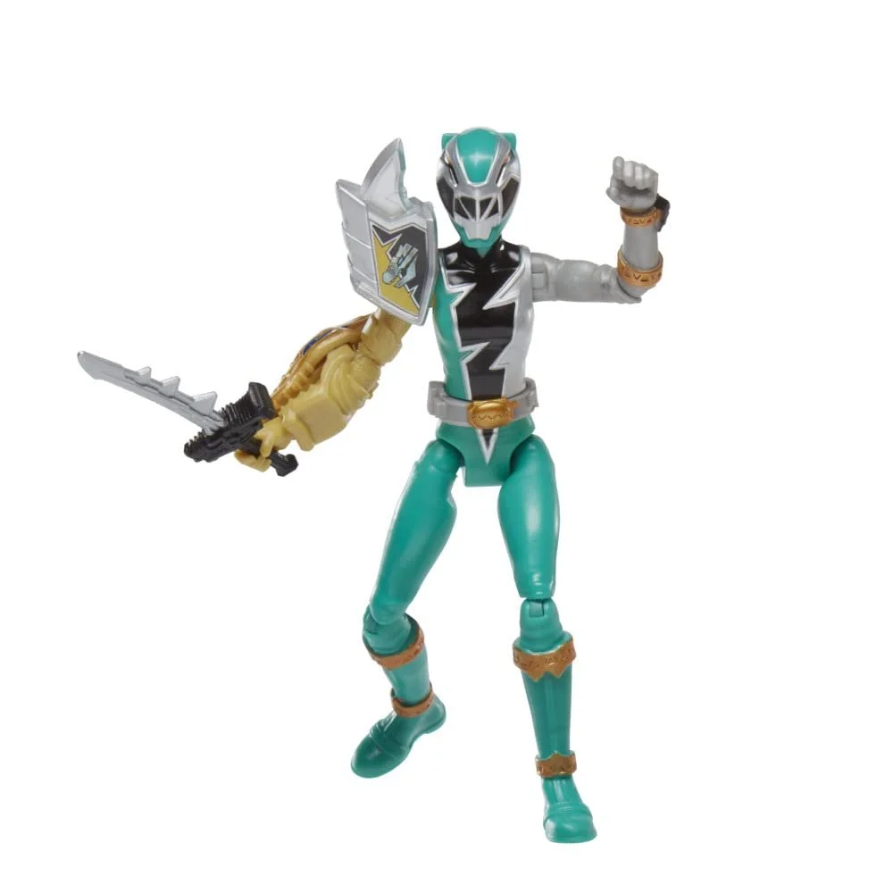 Фигурка Power Rangers Dino Fury Green Ranger with Sprint Sleeves 15 см Разноцветная, фото №2