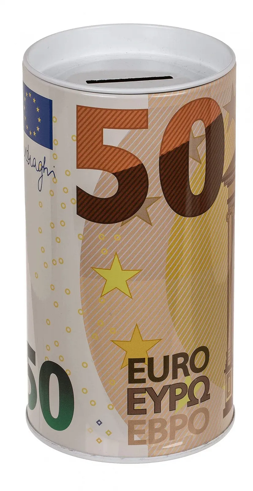 Копилка-банка Euro Notes 50 Euro Металл, фото №1