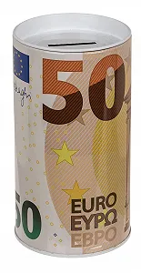 Копилка-банка Euro Notes 50 Euro Металл - Фото 1