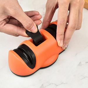 Точило для кухонних ножів ручне LIFKOME на вакуумній присосці професійне компактне synthetic.ua - Фото 1