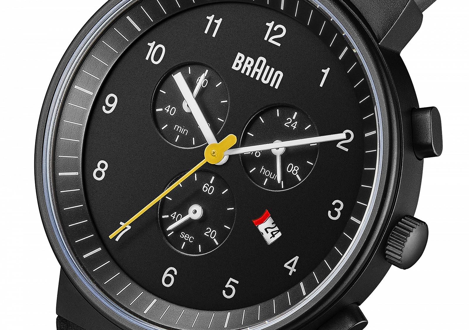 Годинник Braun BN0035WHBKG Чоловічий Кварцовий Аналоговий Хронограф Шкіряний ремінець, фото №2