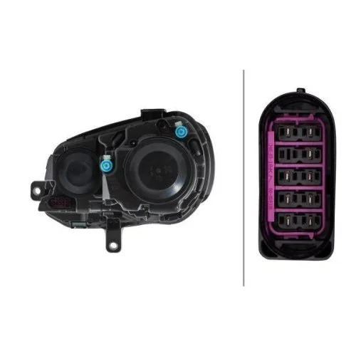 Фара основная HELLA 1EJ 010 750-321 для VW, правая, фото №2