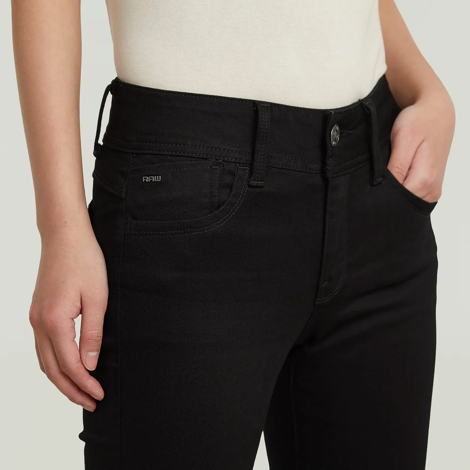 Женские джинсы G‑Star Lynn D-Mid Super Skinny Yield Black - 31, фото №5