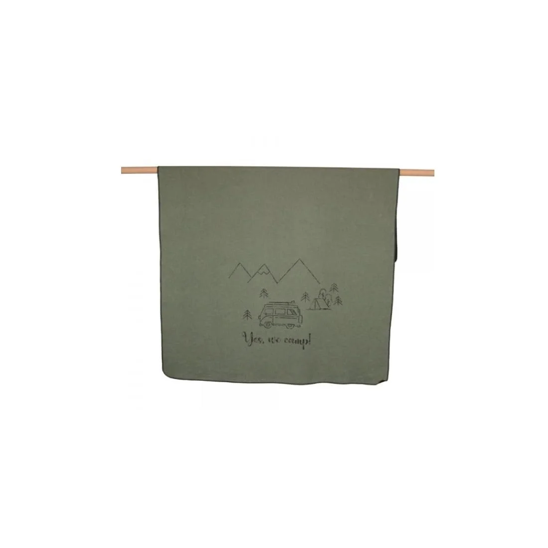 Одеяло David Fussenegger Yes We Camp Фланель Зеленый 200 x 140 см, фото №1