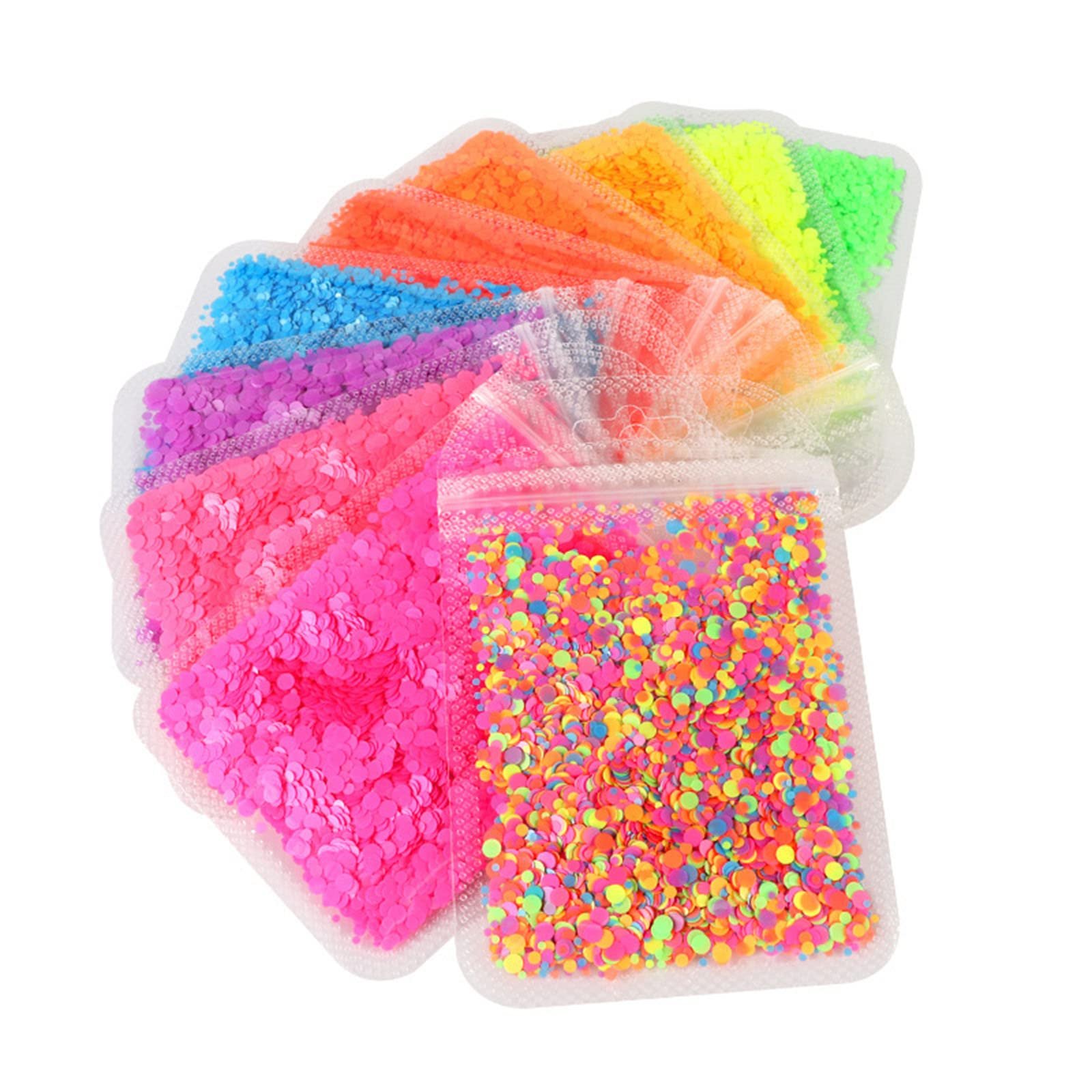 Блискітки для нігтів Круглі, фото №5 Блискітки для нігтів Круглі, фото №5