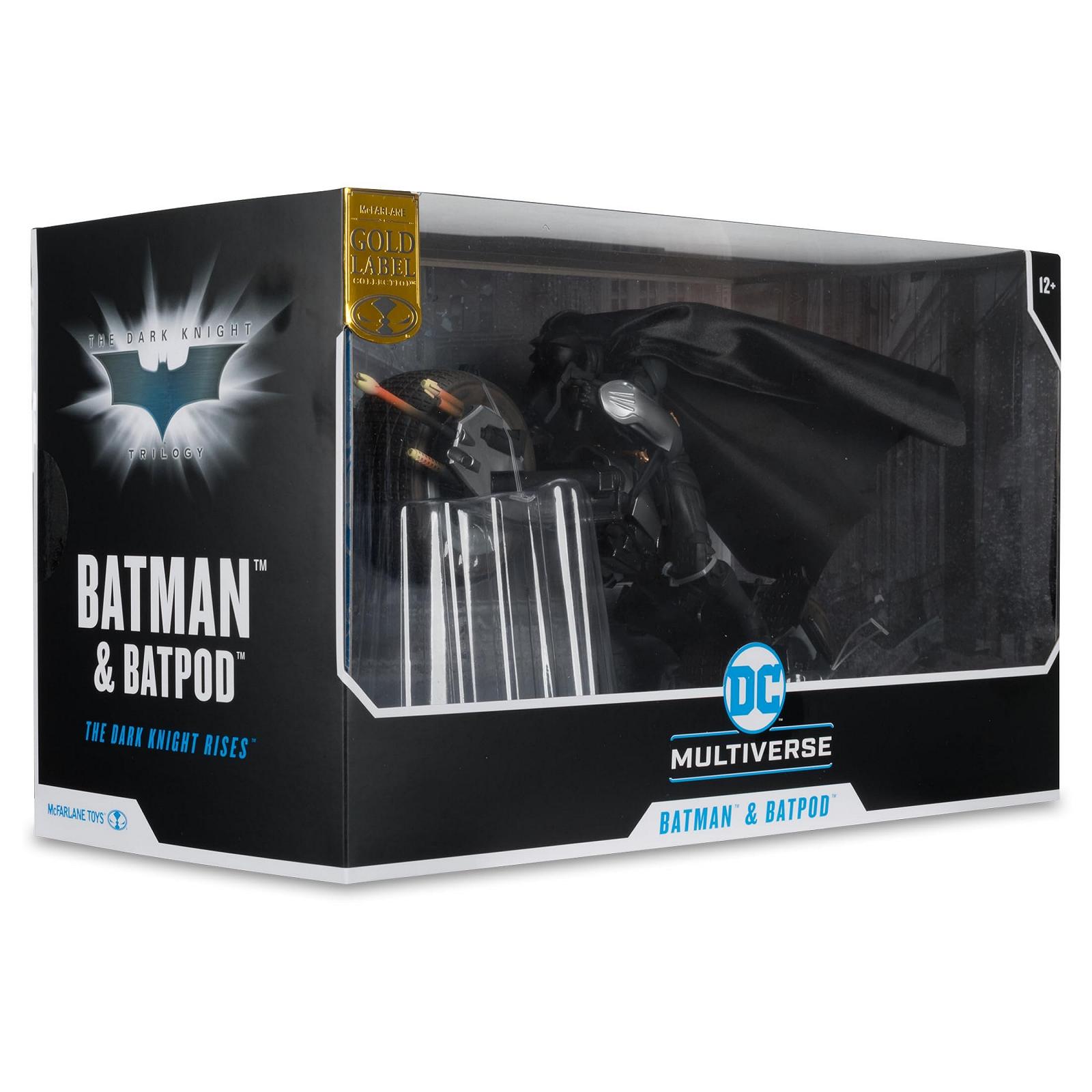 Фигурка с транспортом McFarlane DC Multiverse Бэтмен и Бэтпод 18 см, фото №13
