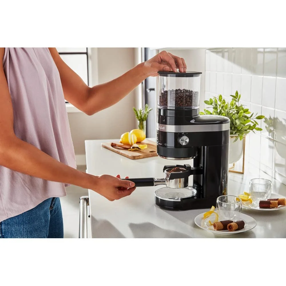 Кофемолка KitchenAid ARTISAN 5KCG8433EOB Onyx Black, фото №4