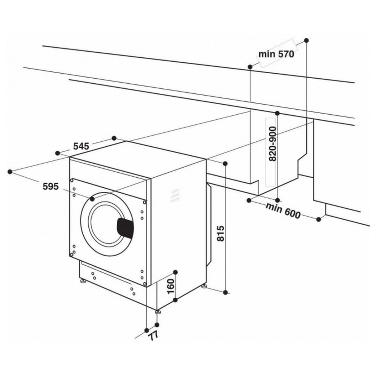 Стиральна машина Whirlpool BIWMWG71484E, фото №2