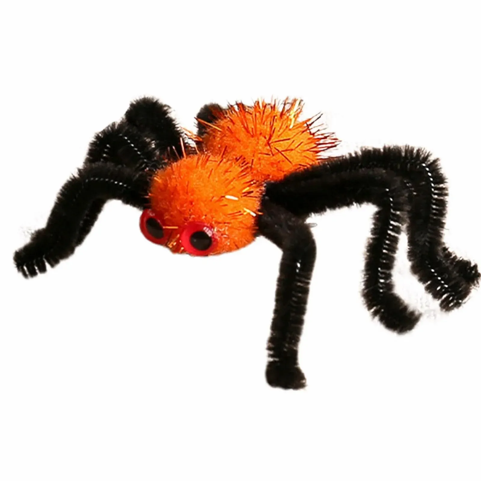 Хелловінська заколка для волосся, готична, плюшевий павук, фото №6 Хелловінська заколка для волосся, готична, плюшевий павук, фото №6