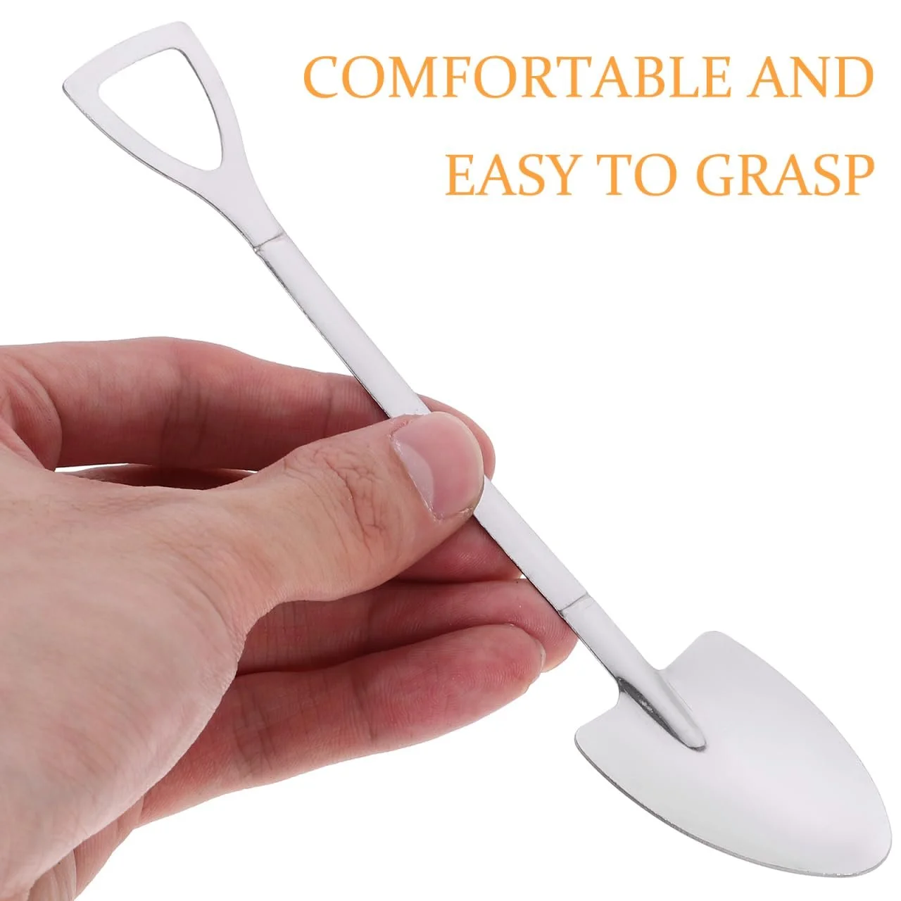 Ложка для морозива з довгою ручкою, 4 шт, фото №7