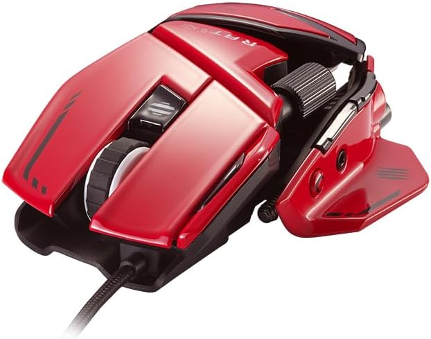 Ігрова дротова миша Mad Catz R.A.T. 8+ ADV / 20 000 DPI / 11 кнопок / Червона, фото №5