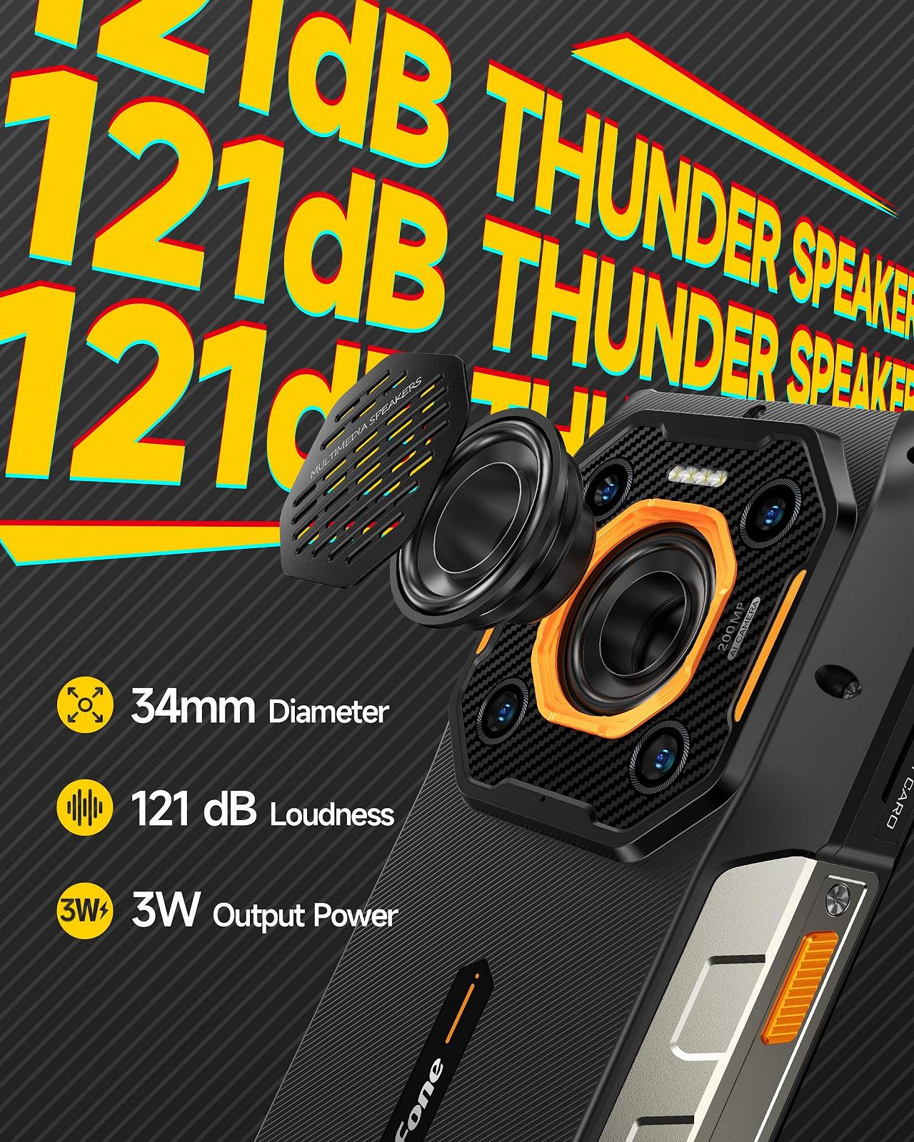 Смартфон Ulefone Armor 26 Ultra 5G 24GB+512GB 200MP+64MP 6.78" FHD+ 120Hz 15600mAh 120W, фото №6