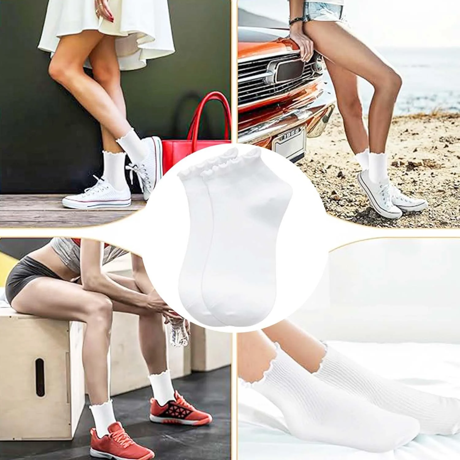 Носки с рюшами Ezranova 3 пары, фото №7