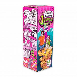 Настольная игра дженга Strateg Jenga Сдерживай баланс 48 брусков 30722 - Фото 1