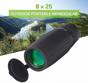Монокуляр QHYTL 8X25 Weitwinkel-Optik wasserdichte Bak4-Optik synthetic.ua - Фото 1