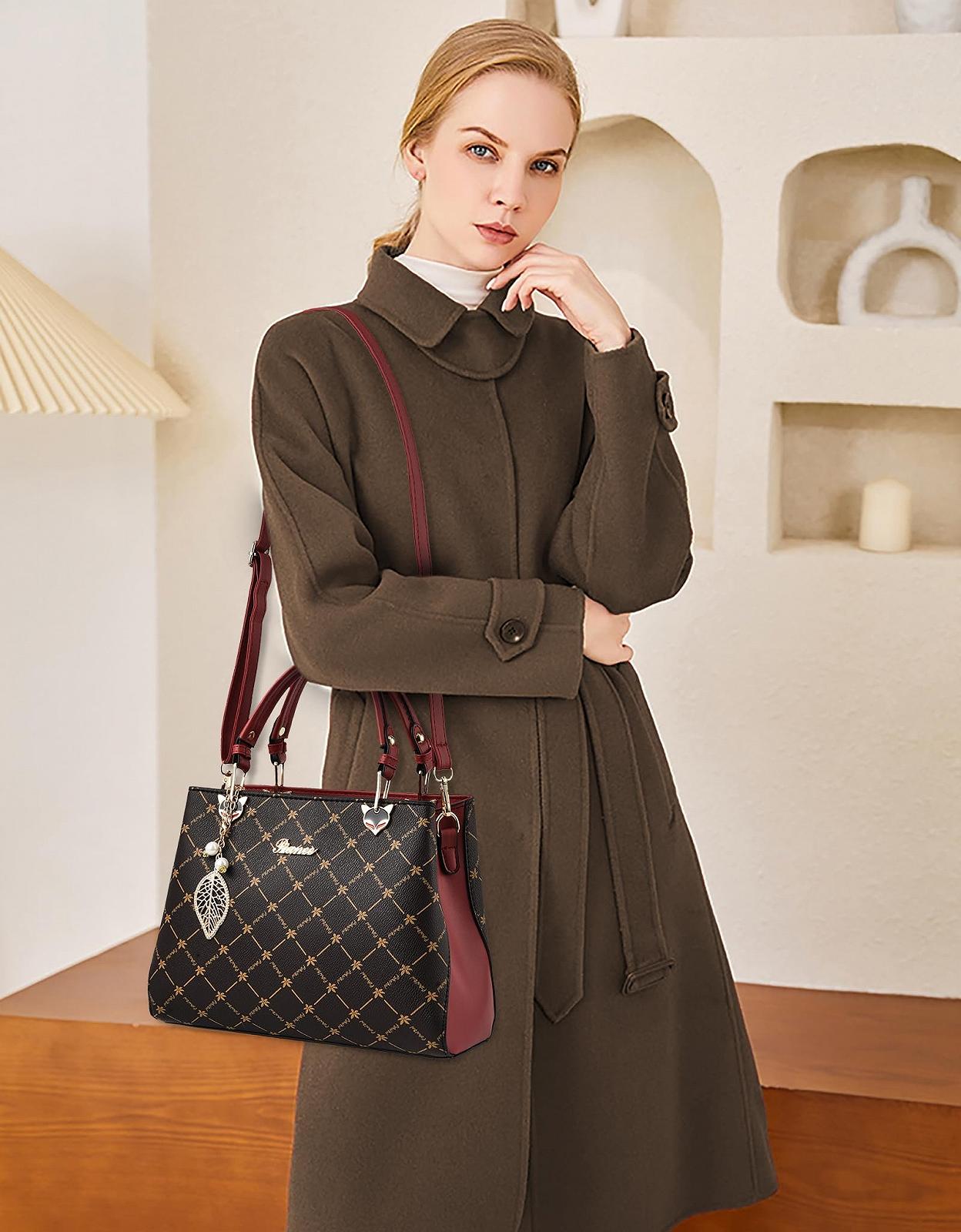 Сумка С ручкой Forrica Urban Chic L-DK Красный, фото №2