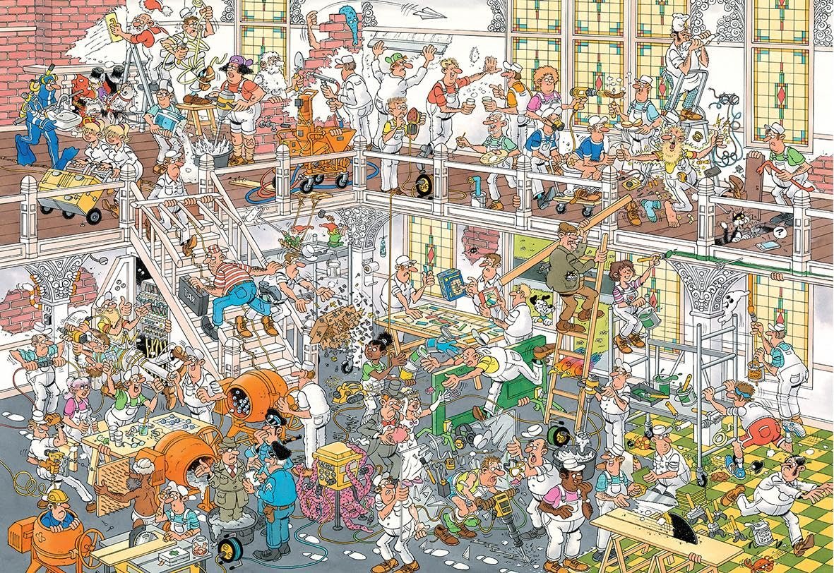 Пазл Jan van Haasteren The Renovation 3000 елементів, фото №1