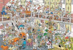 Купити Пазл Jan van Haasteren The Renovation 3000 елементів - Фото 1 Пазл Jan van Haasteren The Renovation 3000 елементів - Фото 1