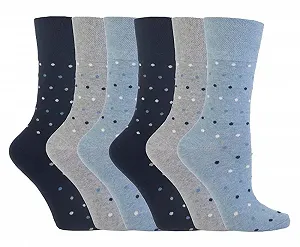 Шкарпетки жіночі Non Elastic Gentle Grip Розмір UK 4-8 Medium GG49, Gg49 - Фото 1