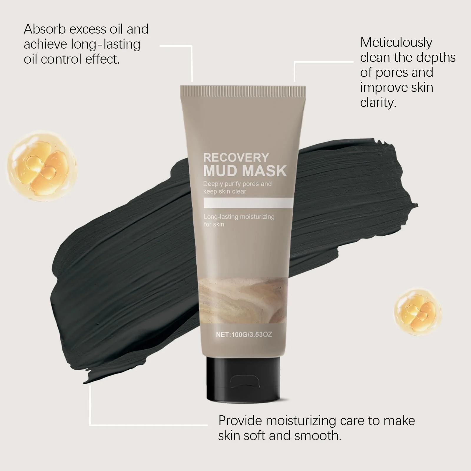 Маска-пленка для лица для очищения пор, гидромаска, глубокое очищение, питательный уход за лицом, очищает и сужает поры, контролирует жирность, подходит для всех типов кожи, фото №4