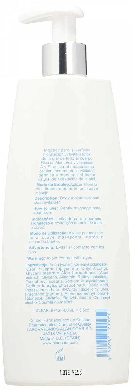 Молочко для тіла Alan Coar Відновлюючий флюїд, 400 мл, фото №2