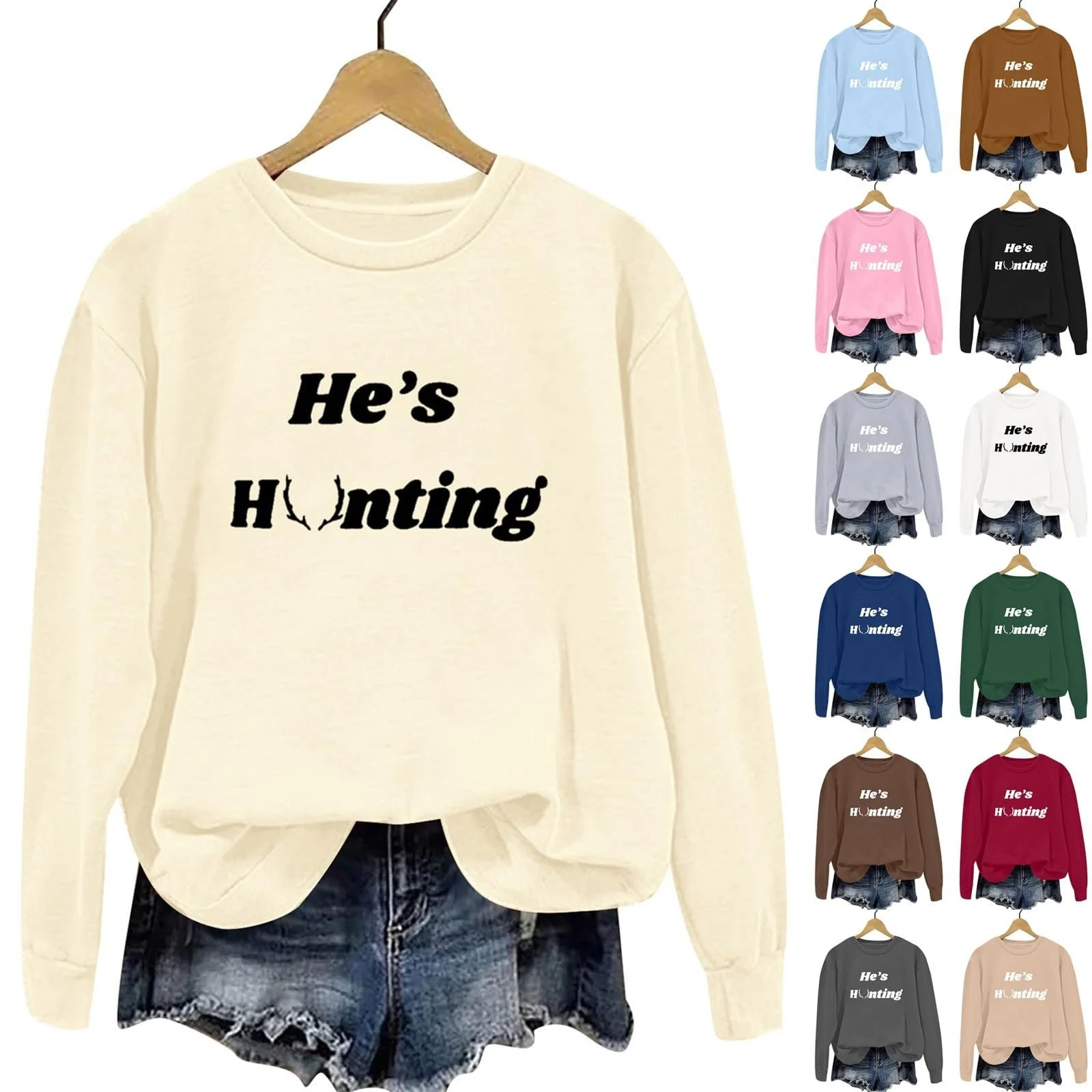 Жіночий світшот YueYue Пуловер з принтом, фото №6 Жіночий світшот YueYue Пуловер з принтом, фото №6