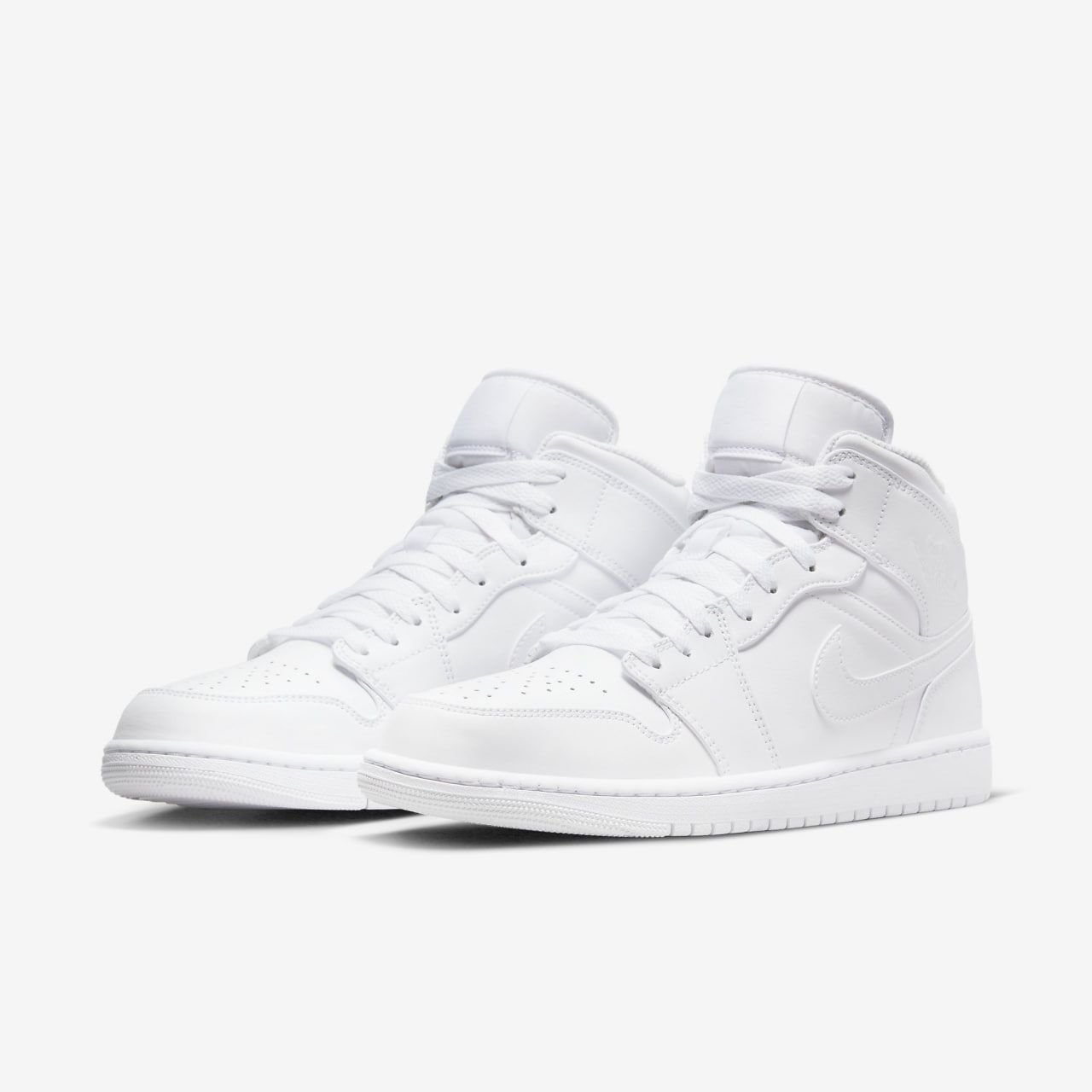 Кросівки Jordan 1 Mid White 44, фото №2