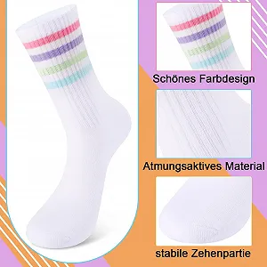 Тенісні шкарпетки Білий, 4 пари, розмір 35-40 synthetic.ua - Фото 1