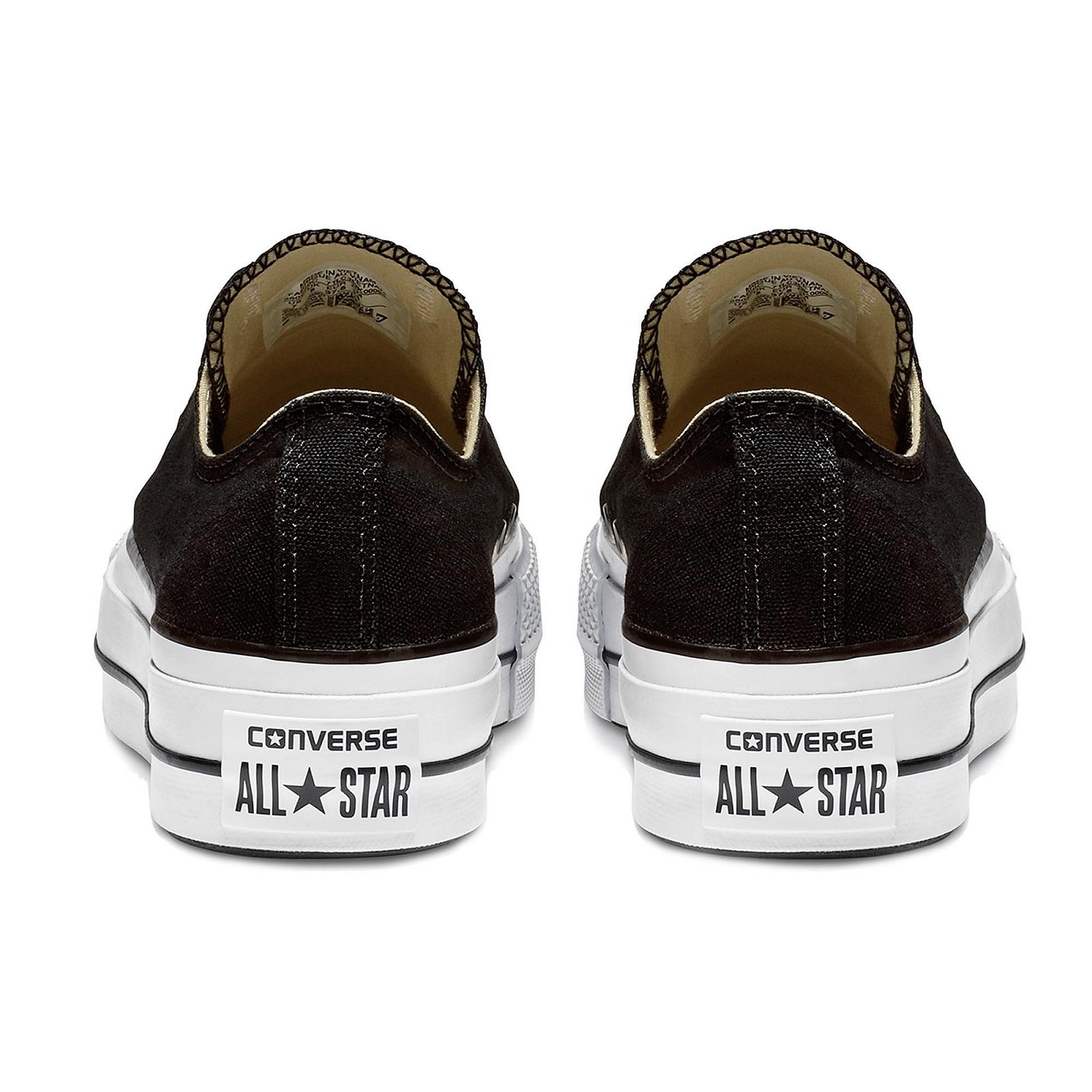 Кеды Converse Chuck Taylor All Star Lift OX Chucks 561681C Черные/Белые, фото №5