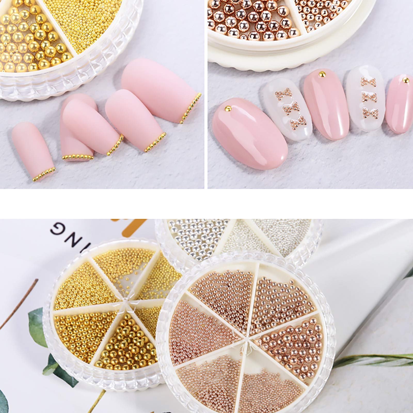 Заклепки Металл 3D Jie Du 1PC Аксессуары для ногтей 1мм x 3мм, фото №2