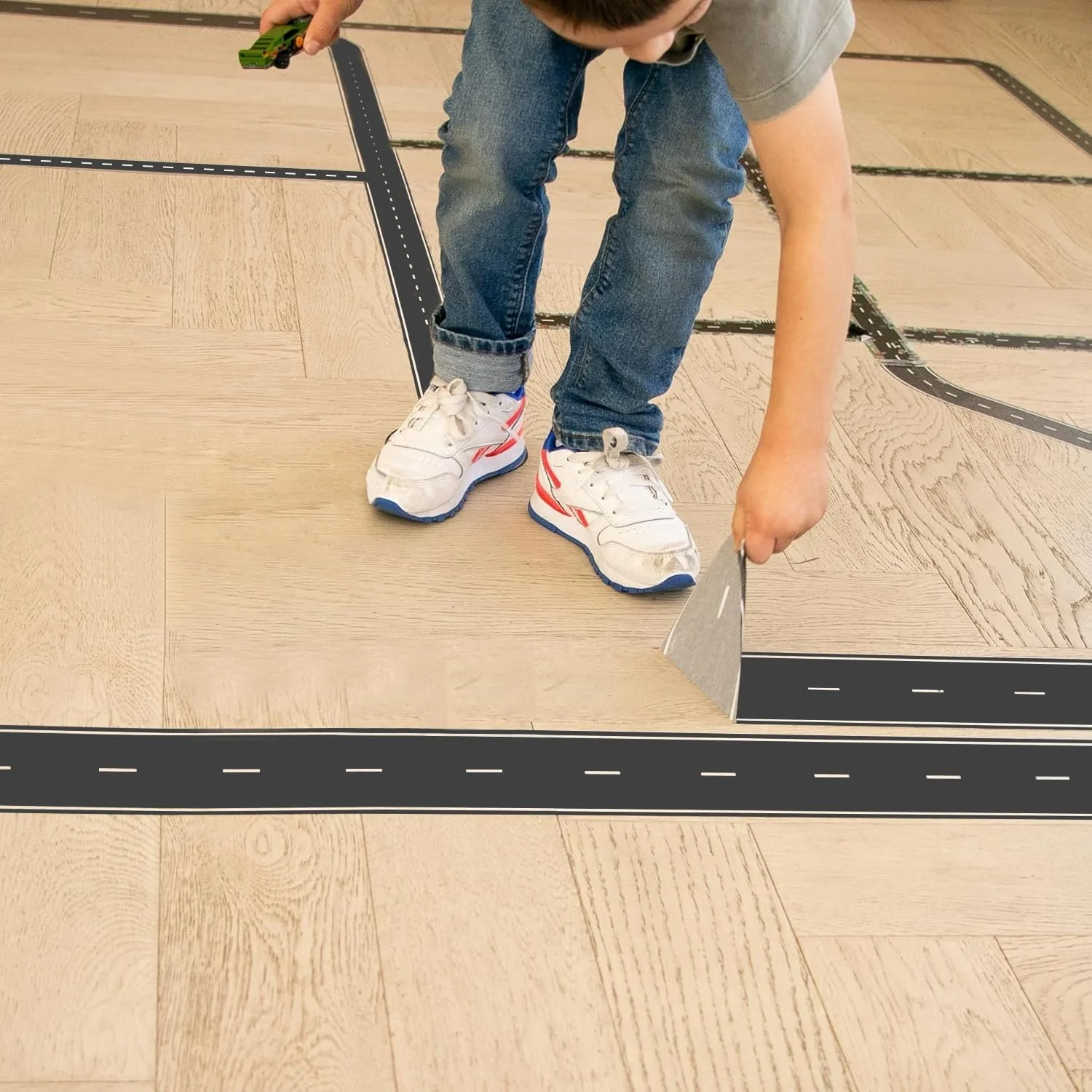 Наклейка на стіну Дорожня стрічка 10 см x 200 см, фото №5