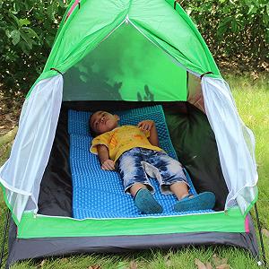 Коврик lanliflying Egg Crate Foam Pad Camping Egg Crate Soft Picnic Mat synthetic.ua - Фото 1