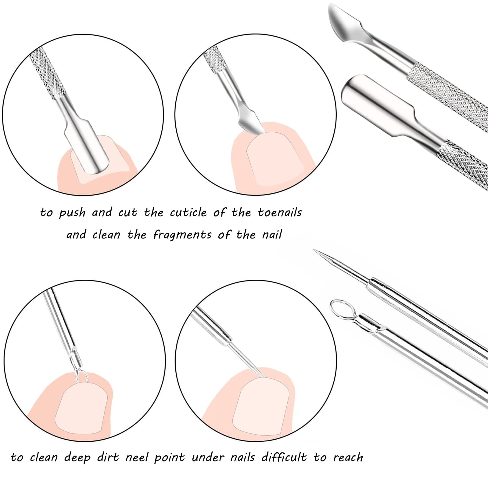 Набір для педикюра 11 штук, фото №7 Набір для педикюра 11 штук, фото №7