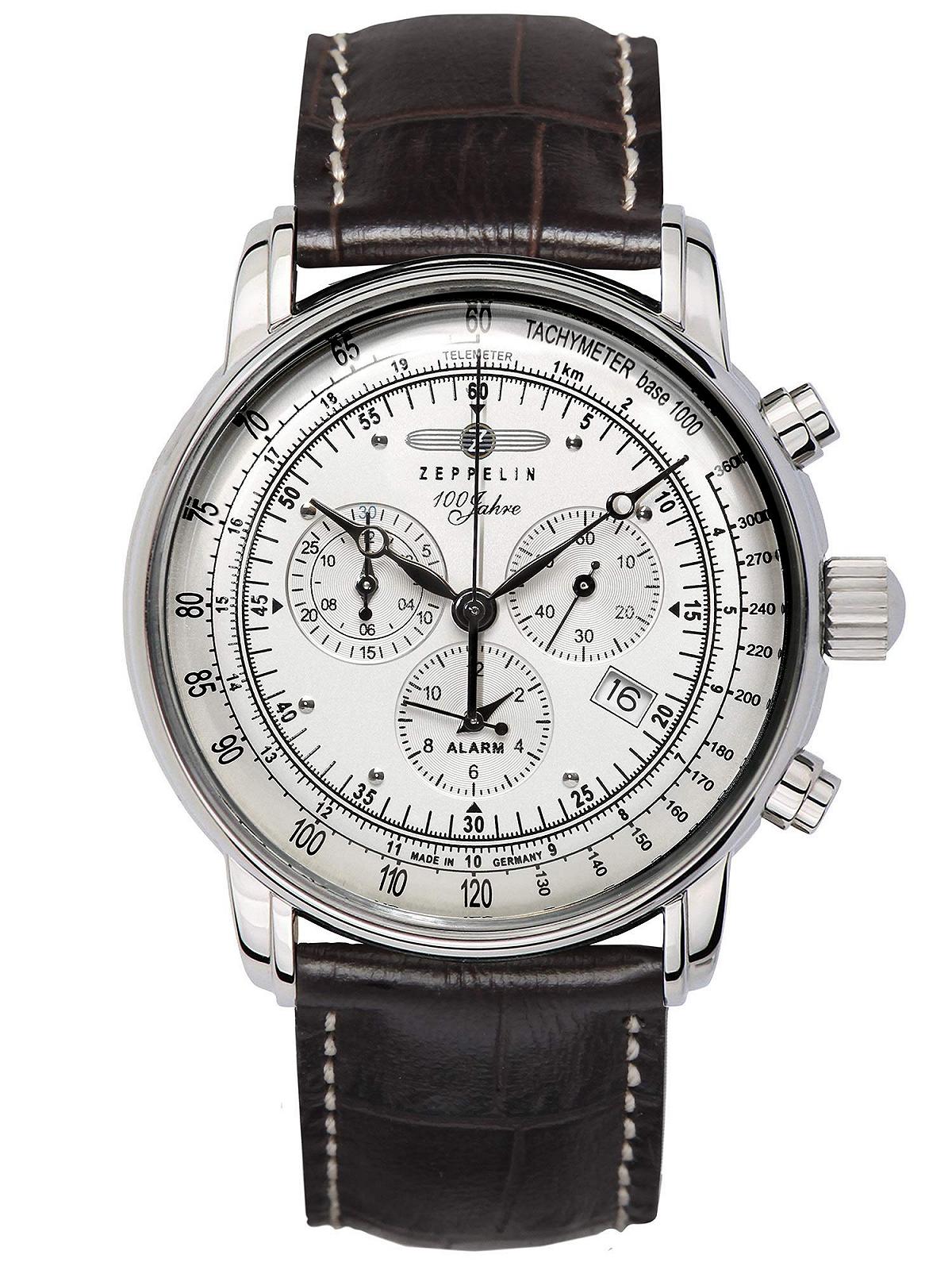 Чоловічий годинник Zeppelin 100 Jahre Alarm Chronograph 7680-1, фото №1