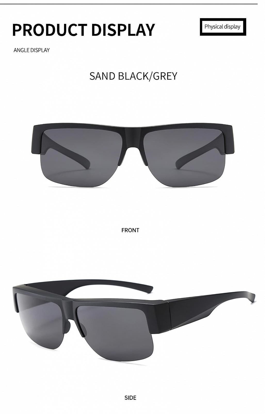 Поляризовані сонцезахисні окуляри Retro Wear Over YAMEIZE для чоловіків та жінок, фото №6 Поляризовані сонцезахисні окуляри Retro Wear Over YAMEIZE для чоловіків та жінок, фото №6