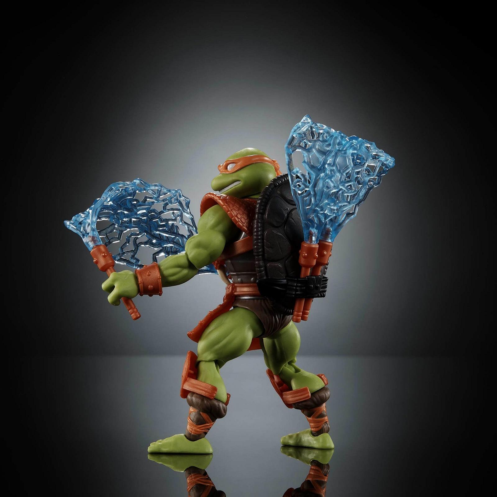 Фигурка Masters of the Universe Origins Michelangelo Reptile Wars, фото №6