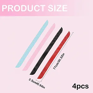 Пов'язка на голову в горошок synthetic.ua - Фото 1