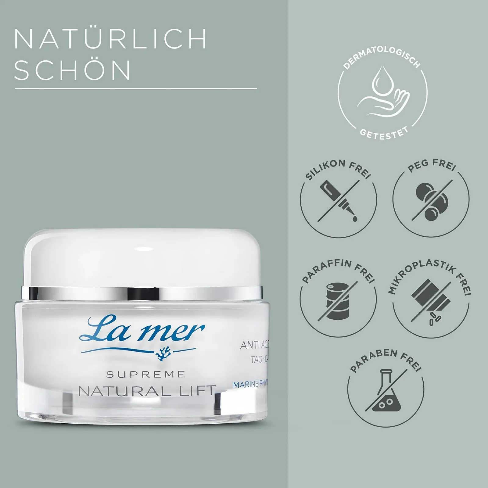 Денний крем для обличчя La mer Supreme Natural Lift Anti-Age Cream Tag з ефектом зміцнення та розгладження для всіх типів шкіри 50 мл, фото №4