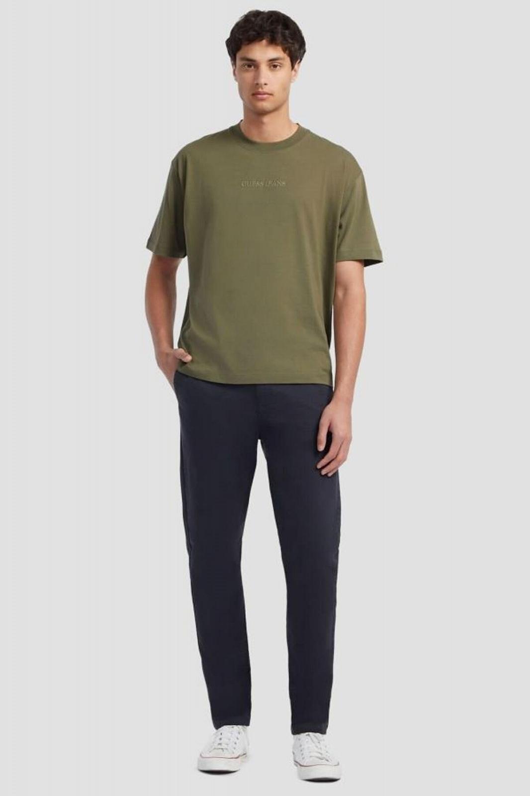 Мужская футболка Guess - Guess Jeans - Оливковое - L, фото №4