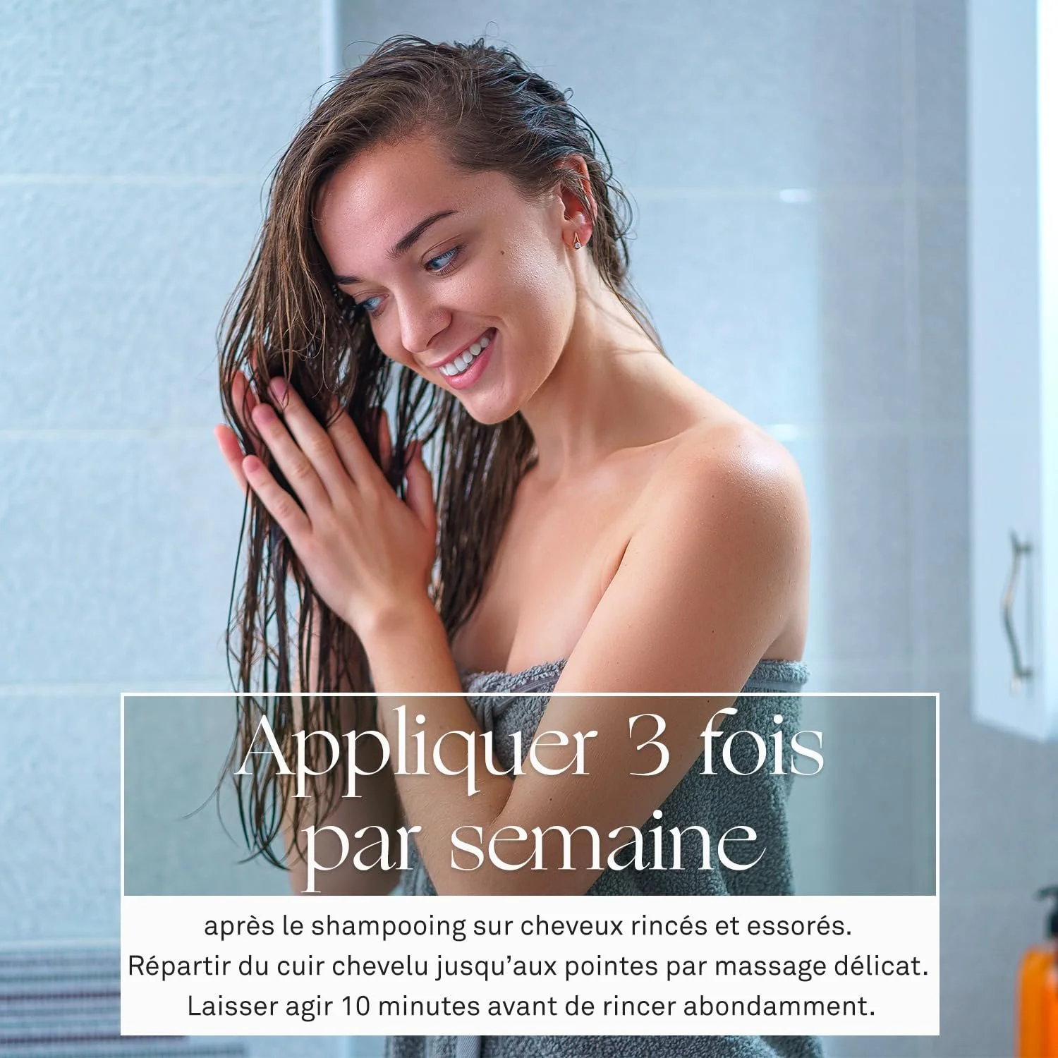 Маска Luxéol проти випадіння волосся Об'єм та блиск з екстрактом кератину 200 мл, фото №4