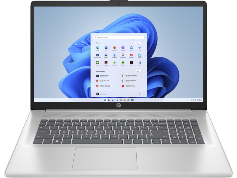 Ноутбук 17.3'' HP Laptop (17-cn3077ng) Core i7-1355U RAM 32GB SSD 1TB  NVIDIA GeForce MX550 Windows 11 (UKR), фото №1